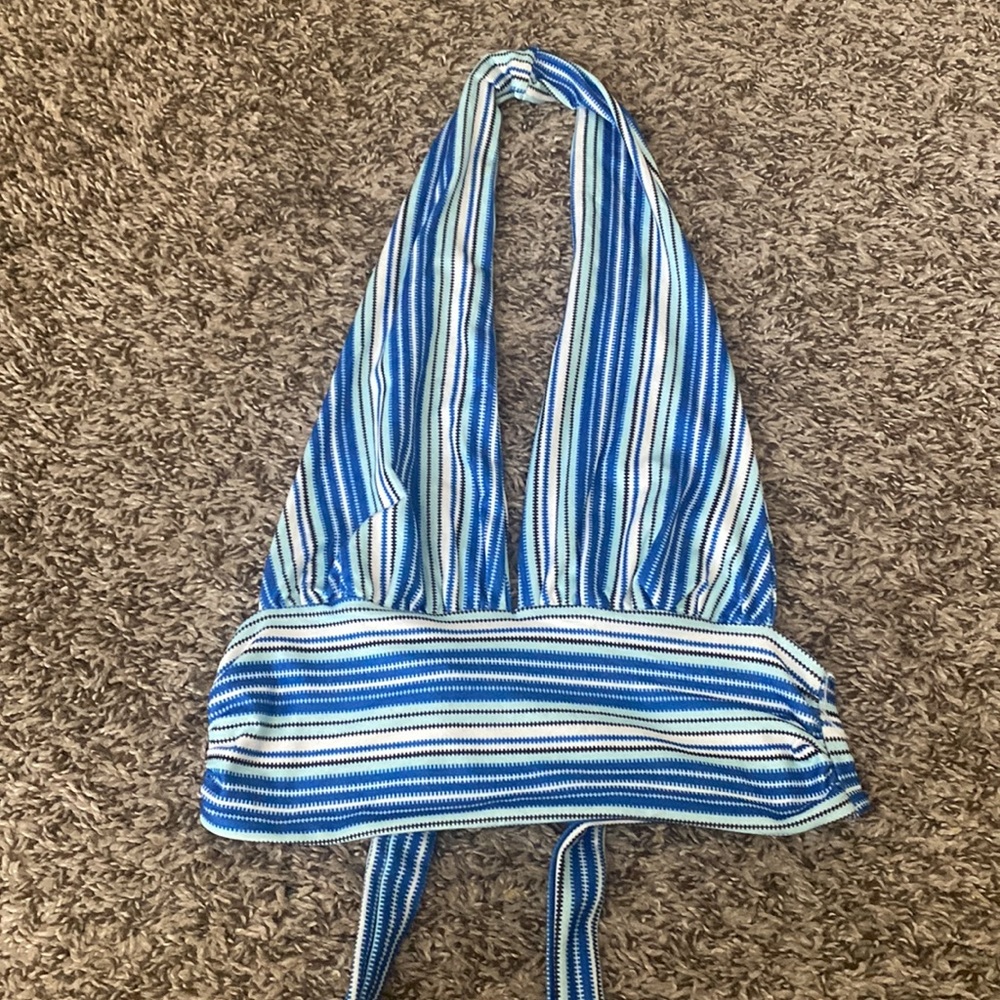 Striped halter top size XS